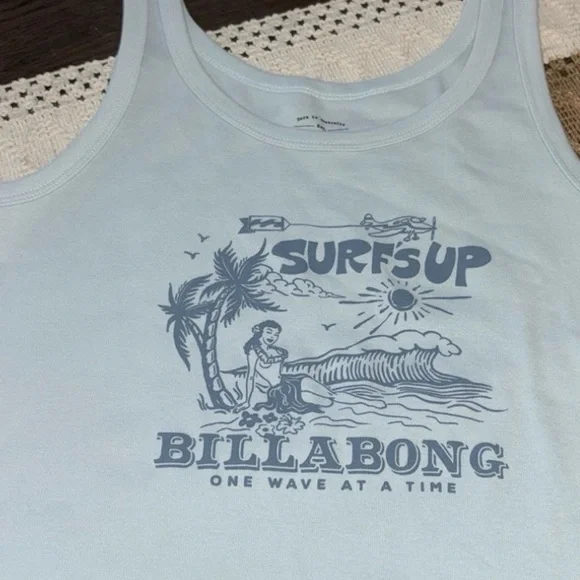 Billabong Surf's Up Cropped Tank Top - Picture 5 of 12